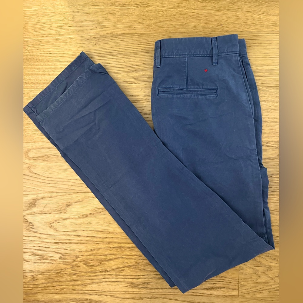 Apolis global citizen blue chino pants!! $200 retail!
